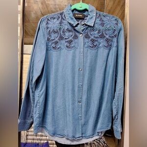 THE KOOPLES denim shirt - size S (runs large)